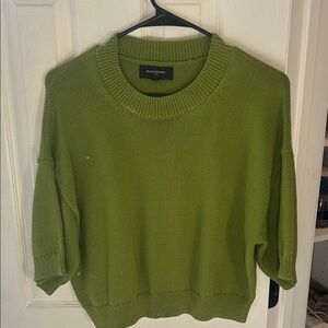 Banana Republic Olive Green Crew Neck Sweater